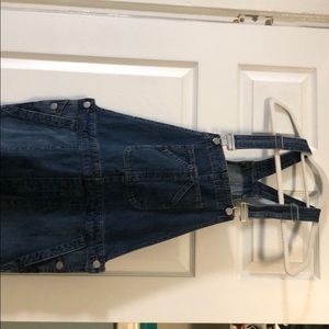 Long Denim Overalls